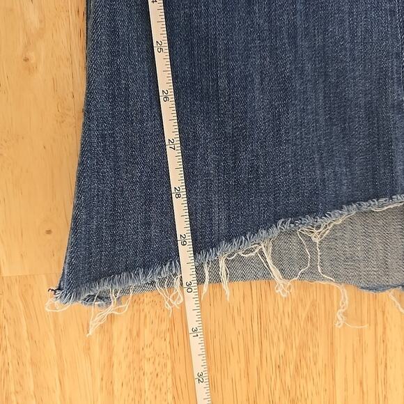 Mother Denim The Runaway Step Fray A Night in Havana Flare Jeans Women’s Size 32 - Picture 8 of 11